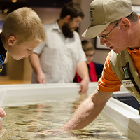 Sea Center Texas Interactive Tanks